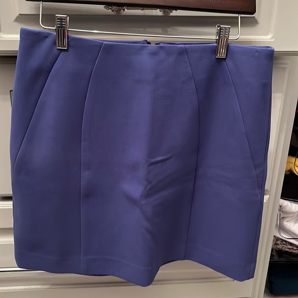 Blue mini skirt size 6